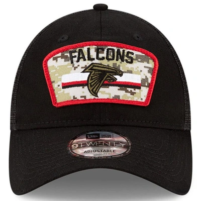 New Era Kids' Youth Black/camo Atlanta Falcons 2021 Salute To