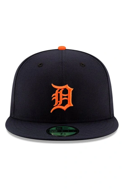 Detroit Tigers New Era Navy Road Authentic Collection On-Field