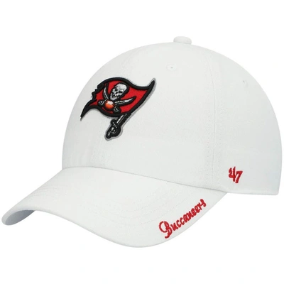 Shop 47 ' White Tampa Bay Buccaneers Miata Clean Up Logo Adjustable Hat