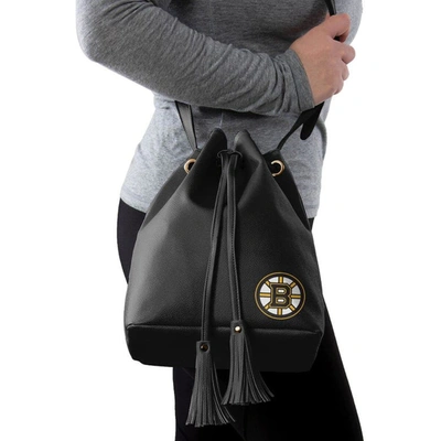Shop Foco Boston Bruins Cinch Purse In Black