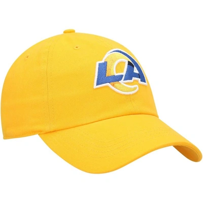 Shop 47 ' Gold Los Angeles Rams Miata Clean Up Secondary Logo Adjustable Hat