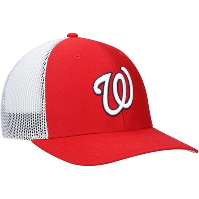 Shop 47 ' Red/white Washington Nationals Primary Logo Trucker Snapback Hat