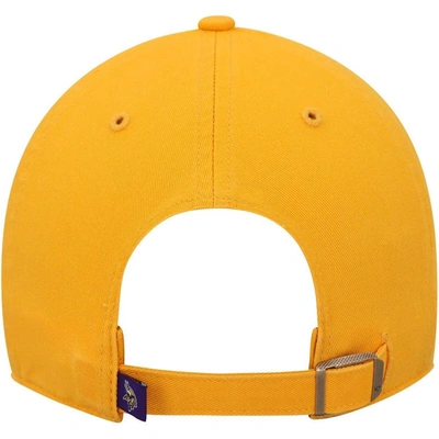 Shop 47 ' Gold Minnesota Vikings Clean Up Alternate Adjustable Hat
