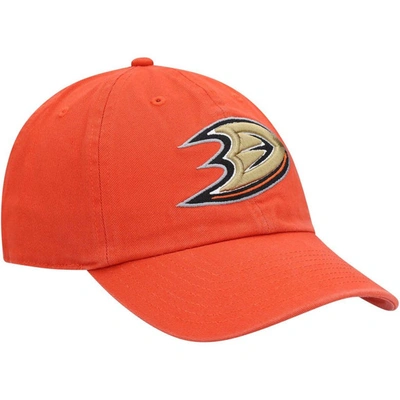 Shop 47 ' Orange Anaheim Ducks Clean Up Adjustable Hat