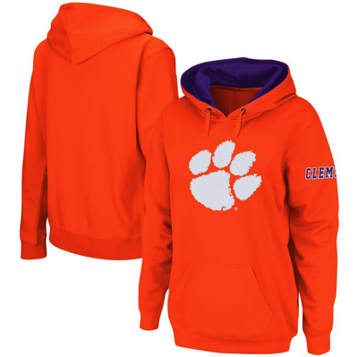 Shop Stadium Athletic Orange Clemson Tigers Big Logo Pullover Hoodie