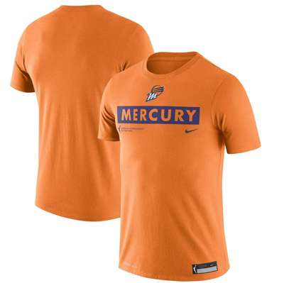 Shop Nike Orange Phoenix Mercury Practice T-shirt
