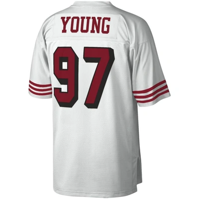 Shop Mitchell & Ness Bryant Young White San Francisco 49ers Legacy Replica Jersey