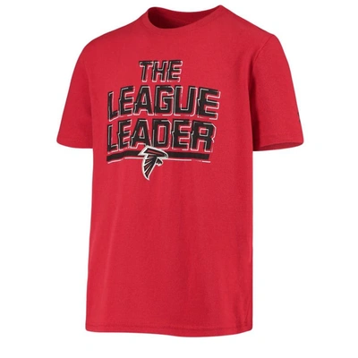 Shop Under Armour Youth  Red Atlanta Falcons League Leader Performance Tri-blend T-shirt