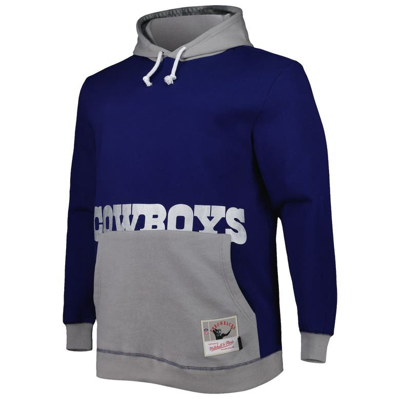 Mitchell & Ness Navy/silver Dallas Cowboys Big & Tall Big Face