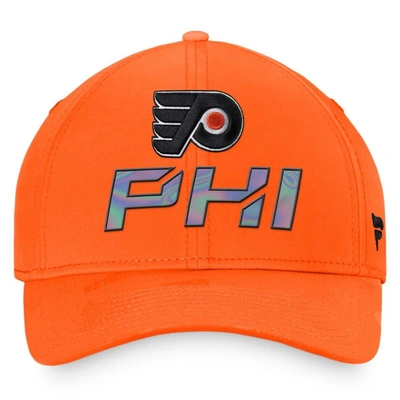 Shop Fanatics Branded Orange Philadelphia Flyers Authentic Pro Team Locker Room Adjustable Hat