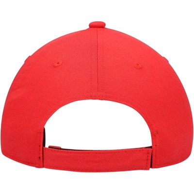 Shop Adidas Originals Adidas Red Washington Capitals Locker Room Three Stripe Adjustable Hat