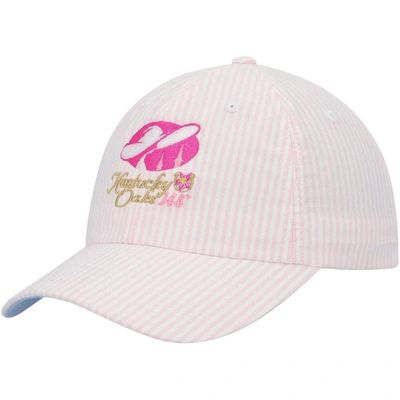Shop Ahead Pink Kentucky Oaks Oaks Lily Icon Oxford Stripe Hat