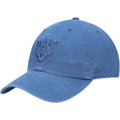 Shop 47 ' Timber Blue Chicago Bears Clean Up Adjustable Hat