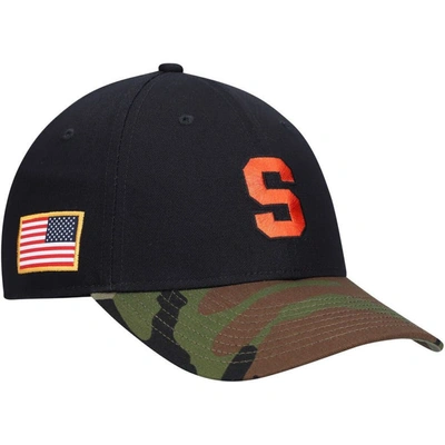 Shop Nike Black/camo Syracuse Orange Military Appreciation Legacy91 Adjustable Hat