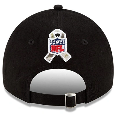 Shop New Era Black Green Bay Packers 2021 Salute To Service 9twenty Adjustable Hat