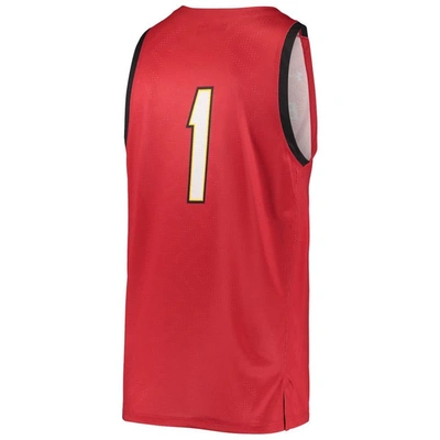 Shop Under Armour #1 Red Maryland Terrapins College Replica Basketball Jersey