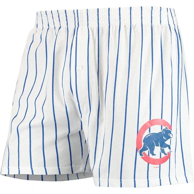 Shop Concepts Sport White Chicago Cubs Vigor Boxer Shorts