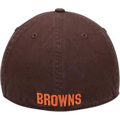 Shop 47 ' Brown Cleveland Browns Brownie The Elf Legacy Franchise Fitted Hat
