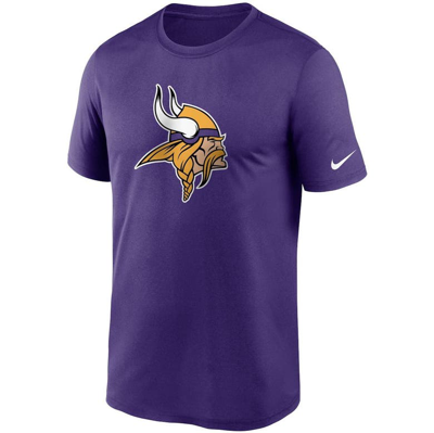Shop Nike Purple Minnesota Vikings Logo Essential Legend Performance T-shirt