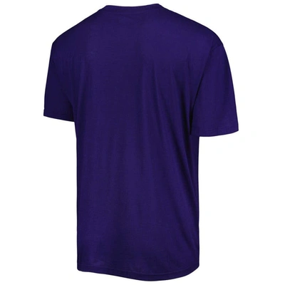 Shop Concepts Sport Purple/black Colorado Rockies Badge T-shirt & Pants Sleep Set
