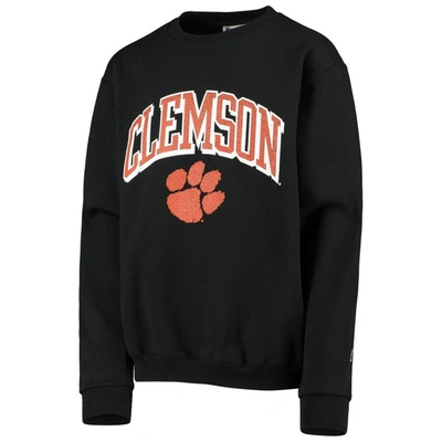 Shop Champion Youth  Black Clemson Tigers Powerblend Fleece Sweatshirt