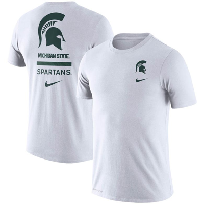 Shop Nike White Michigan State Spartans Dna Logo Performance T-shirt