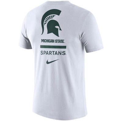 Shop Nike White Michigan State Spartans Dna Logo Performance T-shirt