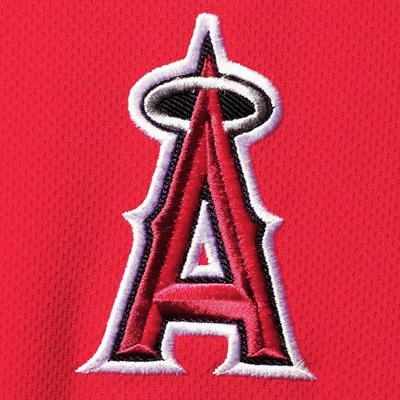 Shop Fanatics Branded Red Los Angeles Angels Big & Tall Solid Birdseye Polo