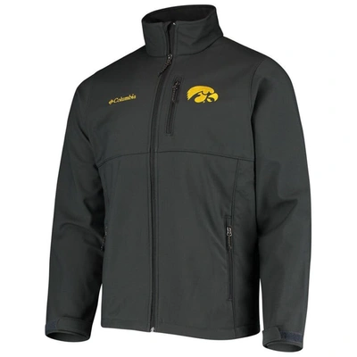 Shop Columbia Charcoal Iowa Hawkeyes Collegiate Ascender Full-zip Softshell Jacket