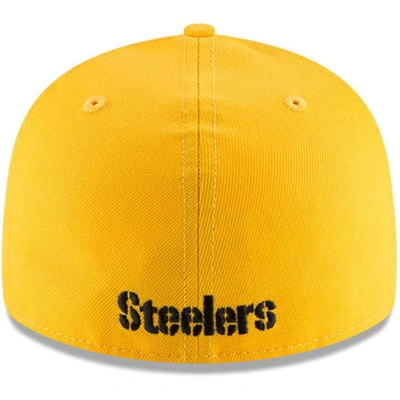 Shop New Era Gold Pittsburgh Steelers Omaha Low Profile 59fifty Fitted Hat