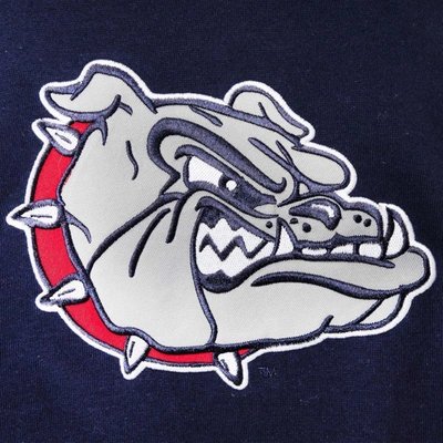 Shop Stadium Athletic Navy Gonzaga Bulldogs Team Big Logo Pullover Hoodie