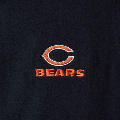 Shop Dunbrooke Navy Chicago Bears Houston Fleece Full-zip Vest