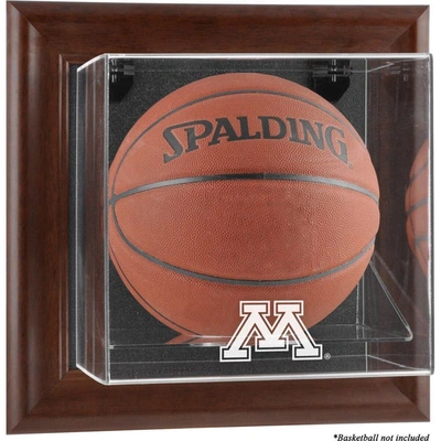 Shop Fanatics Authentic Minnesota Golden Gophers Brown Framed Wall-mountable Basketball Display Case