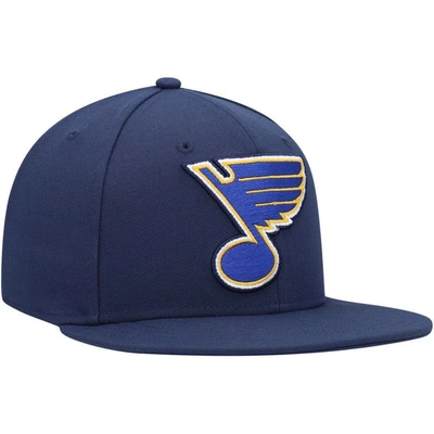 Shop Fanatics Branded Navy St. Louis Blues Core Primary Logo Fitted Hat
