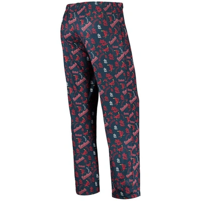 Shop Foco Navy St. Louis Cardinals Retro Print Sleep Pants