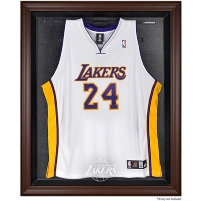 Shop Fanatics Authentic Los Angeles Lakers Brown Framed Logo Jersey Display Case