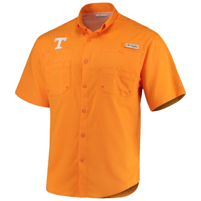 Shop Columbia Tenn Orange Tennessee Volunteers Pfg Tamiami Shirt In Tennessee Orange