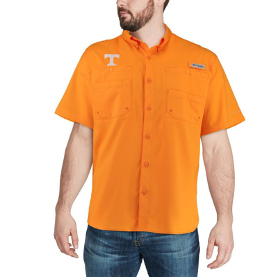 Shop Columbia Tenn Orange Tennessee Volunteers Pfg Tamiami Shirt In Tennessee Orange