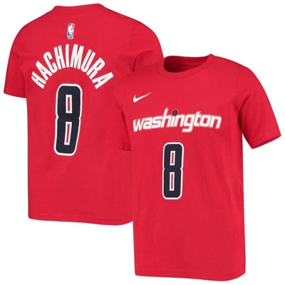 Shop Outerstuff Youth Rui Hachimura Red Washington Wizards Name & Number T-shirt