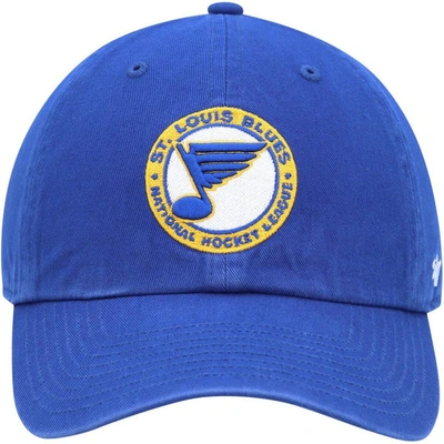 Shop 47 ' Blue St. Louis Blues Clean Up Adjustable Hat