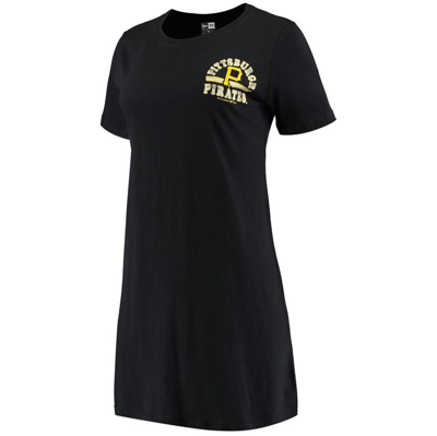 Shop 5th And Ocean By New Era 5th & Ocean By New Era Black Pittsburgh Pirates Tee Dress