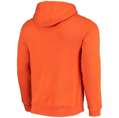 WNBA Fanatics Branded Logo Fitted Pullover Hoodie - Orange