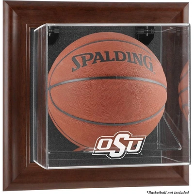 Shop Fanatics Authentic Oklahoma State Cowboys Brown Framed Wall-mountable Basketball Display Case