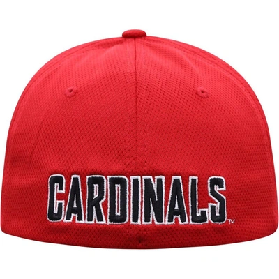Shop Top Of The World Red Louisville Cardinals Reflex Logo Flex Hat