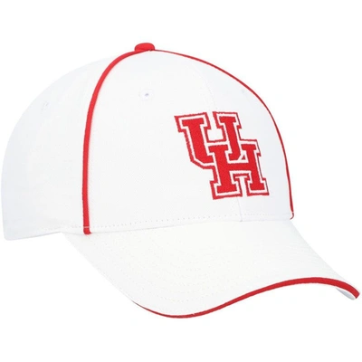 Shop Colosseum White Houston Cougars Take Your Time Snapback Hat