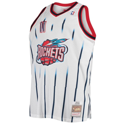  Yao Ming Houston Rockets Mitchell and Ness Men's Navy Throwback  Jesey X-Large : Sports & Outdoors
