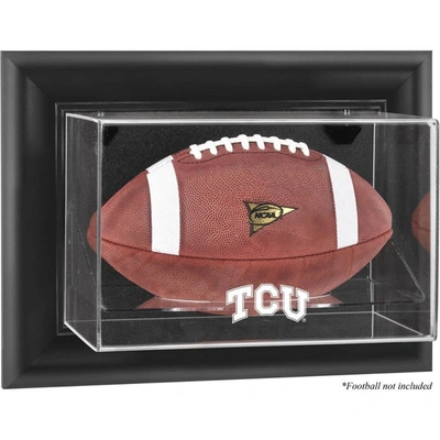 Shop Fanatics Authentic Tcu Horned Frogs Black Framed Wall-mountable Football Display Case
