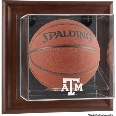 Shop Fanatics Authentic Texas A&m Aggies Brown Framed Wall-mountable Basketball Display Case