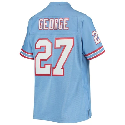 Shop Mitchell & Ness Eddie George Light Blue Houston Oilers Legacy Replica Player Jersey