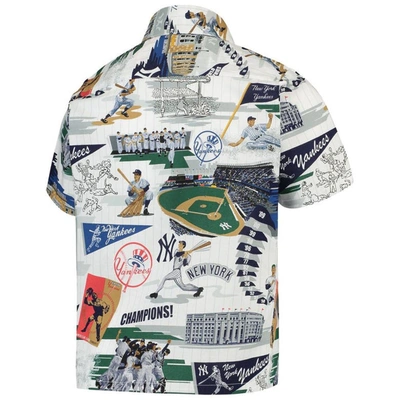 Shop Reyn Spooner Youth  White New York Yankees Scenic Button-up Shirt